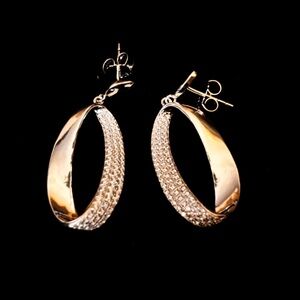 Elegant Silver Hoop Earrings